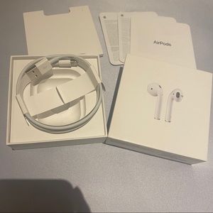 AirPods Retail Box only + Apple charging cable